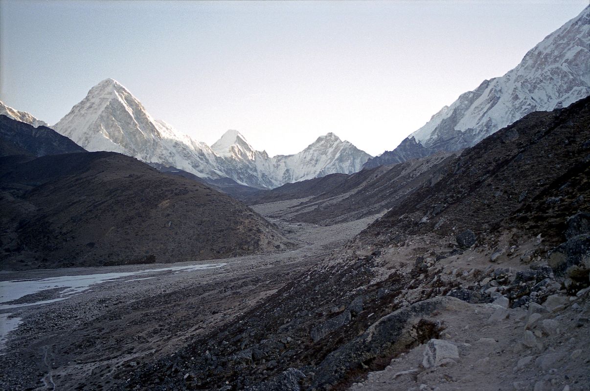 12 Trail To Lobuche With Pumori, Lingtren, Khumbutse